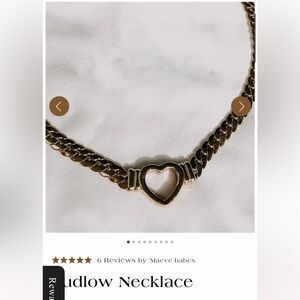 Heymaeve Ludlow Gold Heart Necklace